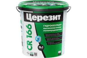 Гидроизоляция эластичная 2-х компон. CR166 16кг CERESIT