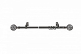 160-300 Карниз d16/19 1х.р ажур Т/У черный никель