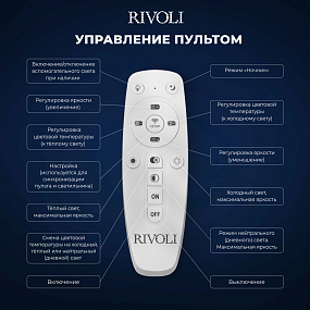 Светильник LED 140Вт 3620K-4824К Rivoli Star 6120-105 Светильник LED 140Вт 3620K-4824К Rivoli Star 6120-105
