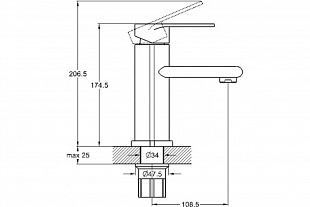 GLAUF смеситель NOB1-A128