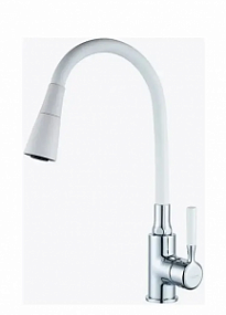 Смеситель кухня LEDEME L74199-3 белый