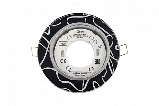 Точка GX53, белый/черный DK80 WH/BK