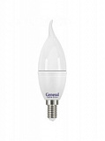 Лампы филамент свеча на ветру  General (прозрачная) Е14 7W 2700 нитевидная