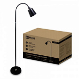 ASD/InHome св-к напольный торшер ТНО 01-2Ч 2х60W E27 черный 250x130x1400 9625