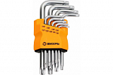 Набор имбрусовых ключей  Torx 9шт. T10-T50 Вихрь 73/6/5/12