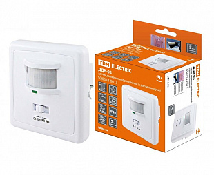 Датчик движ+фотореле 500W акуст. в нишу