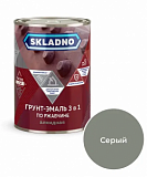 ГРУНТ- ЭМАЛЬ ПО РЖАВЧИНЕ "SKLADNO" 3 В 1 СЕРЫЙ 1,8 КГ