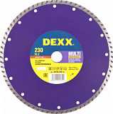 Круг отрезной алмазный DEXX турбо 230х7х22,2 (36702-230)
