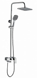 Tai FS01C-PVD Душевая стойка (150см) со смесителем, латунь,хром EvaGold