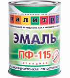 Эмаль ПФ-115, коричневая 2,7кг Палитра