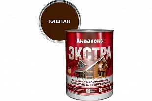 АКВАТЭКС Экстра каштан 0,8л