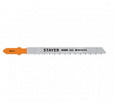 Пилки STAYER PROFI для эл.лобзика по дереву, шаг 2,5мм, 75мм, 2шт (15990-2,5)