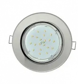 Ecola GX-53 5310 св-к Стекло Круг хром-хром(зеркало)