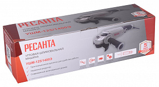 Углошлифовальная машина УШМ-125/1400Э Ресанта 75/12/5