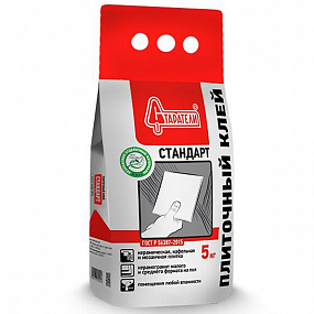 Клей плиточный "СТАНДАРТ" (5кг.) Старатели