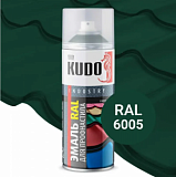 Эмаль для металлочерепицы RAL6005 зеленый мох KUDO