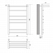 Полотенцесушитель MELODIA Shelf Eco 50х80 П6_1*3*2 MTRSO5080