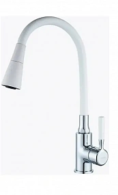 Смеситель кухня LEDEME L74199-3 белый