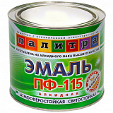 Эмаль ПФ-115, белая 2,7кг Палитра